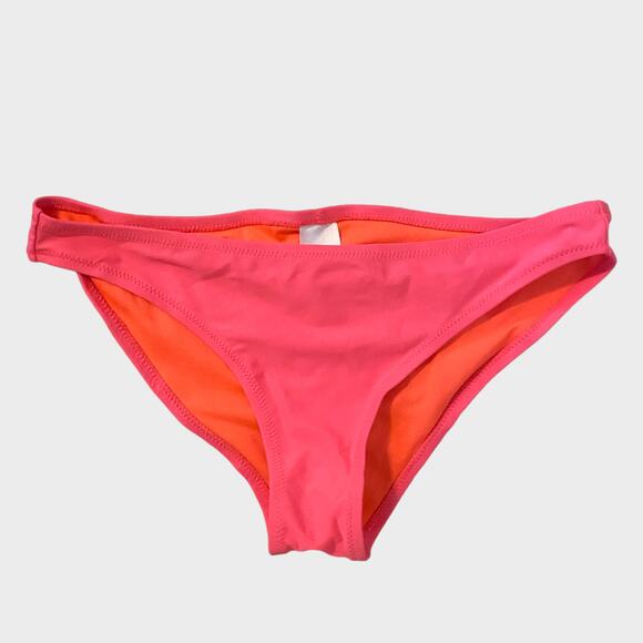 Xhilaration Juniors Size Large Binkini Bottom Cheeky Flourescent Orange Pink - Picture 1 of 6
